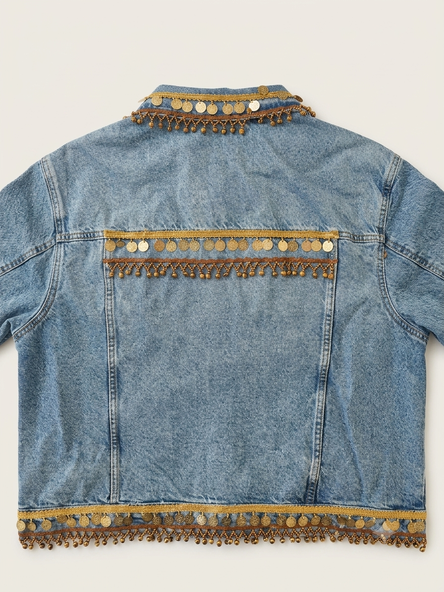 Banjari Cham Cham Denim Jacket