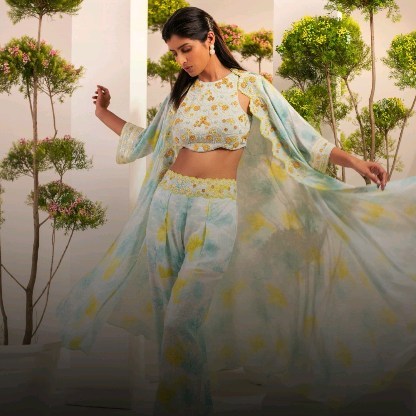 LUMINOUS SKY DRAPED SET