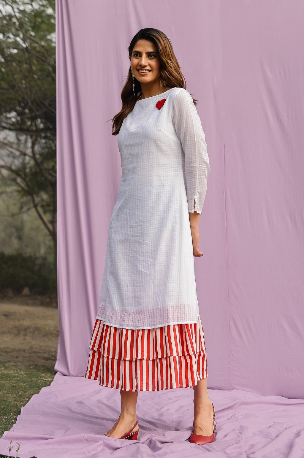 Scarlet Heart Cotton Dress