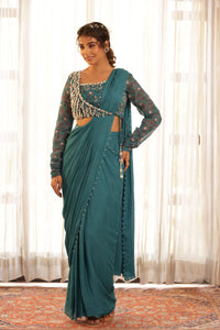 Mehraab drape saree