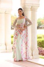 Load image into Gallery viewer, Daisy Drape saree
