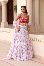 Load image into Gallery viewer, Bloom lehenga set
