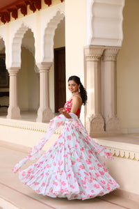 Bloom lehenga set