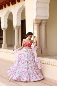 Bloom lehenga set