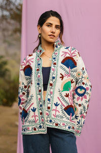 Sujani Art Summer Jacket Indigo