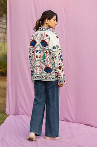 Sujani Art Summer Jacket Indigo