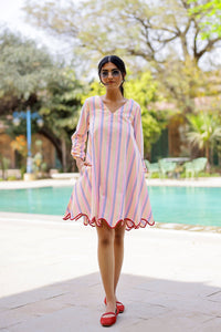 Stripe Swing Dress