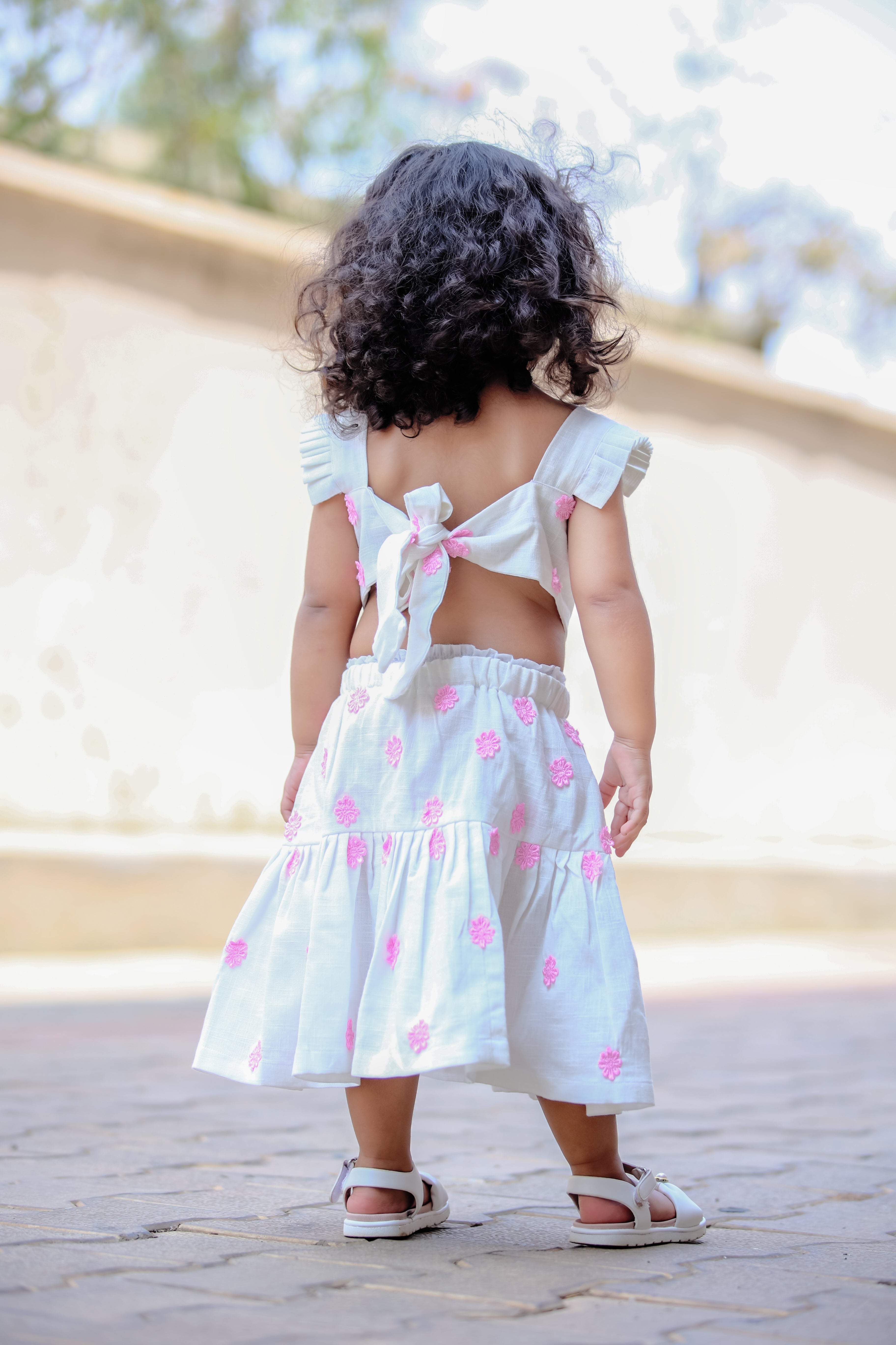 Girls Petal Cascade Dress