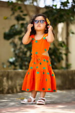 Load image into Gallery viewer, Girls Tangerine Dream Dress
