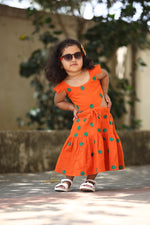 Load image into Gallery viewer, Girls Tangerine Dream Dress
