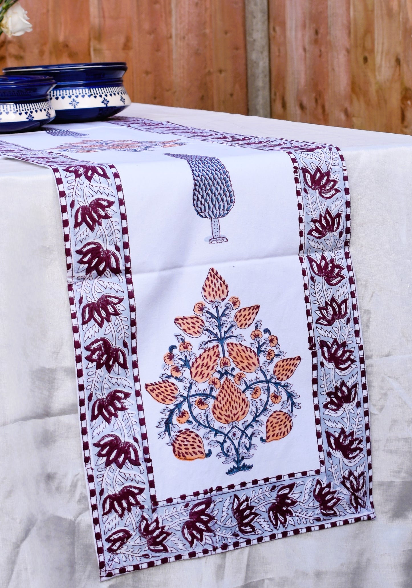 Angad - Floral Table runner