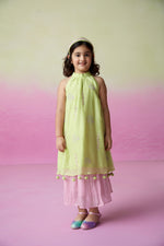 Load image into Gallery viewer, Little starry kurta skirt set
