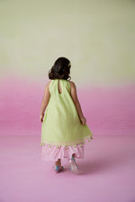 Load image into Gallery viewer, Little starry kurta skirt set
