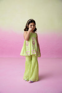 Sweet pea sharara set