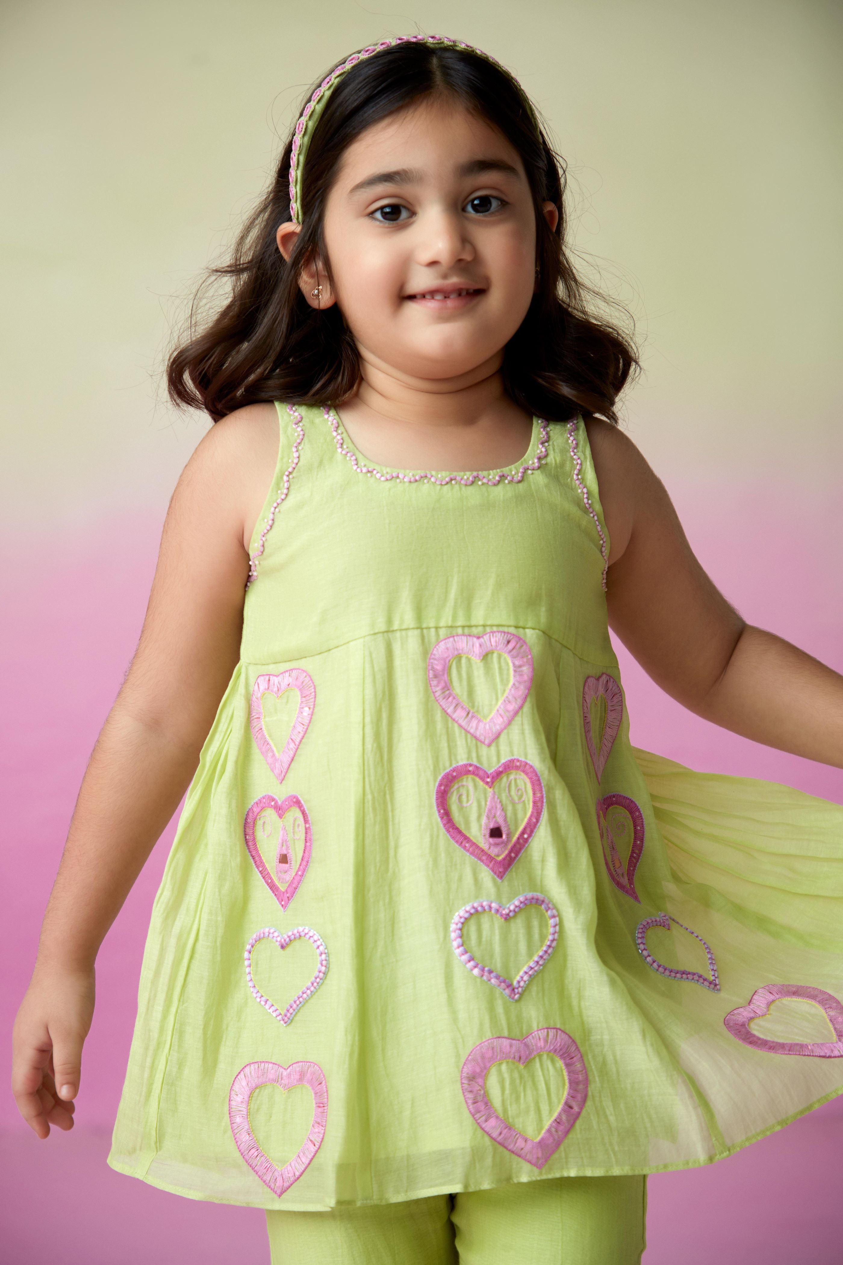 Sweet pea sharara set