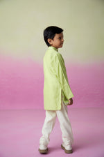 Load image into Gallery viewer, Lime Wire Kurta set
