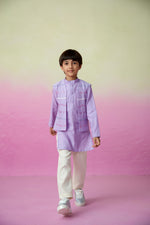 Load image into Gallery viewer, Lavender skies kurta set
