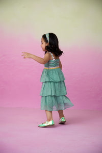 Minty whirlwind dress