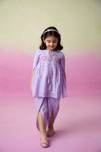 Whimsical butterfly kurta set