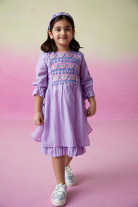 Lavender blossom dress