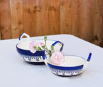 Load image into Gallery viewer, Badal - Blue Pottery Serving Kadai
