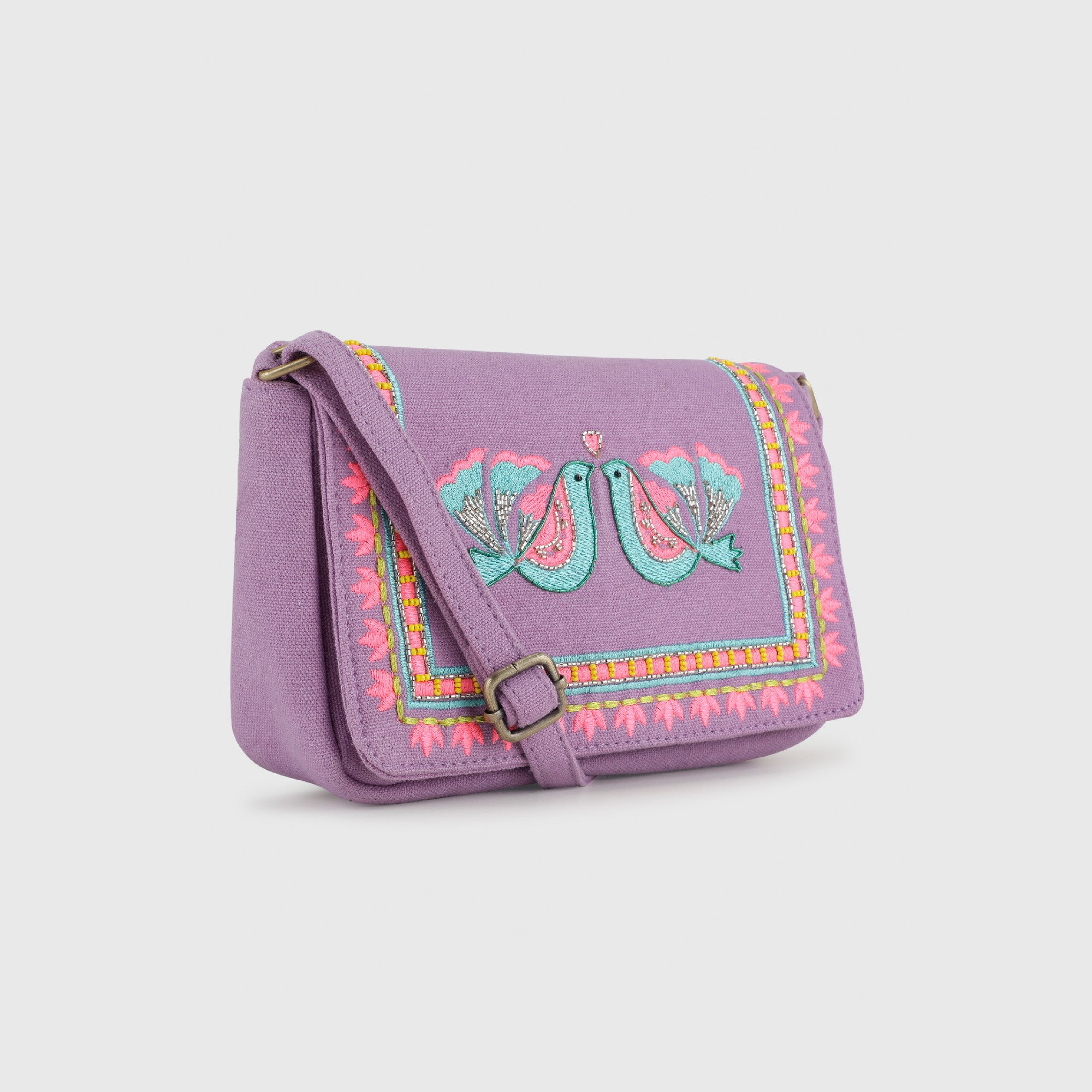 CARINA PURPLE SLING BAG