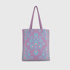 RANIA PURPLE TOTE BAG