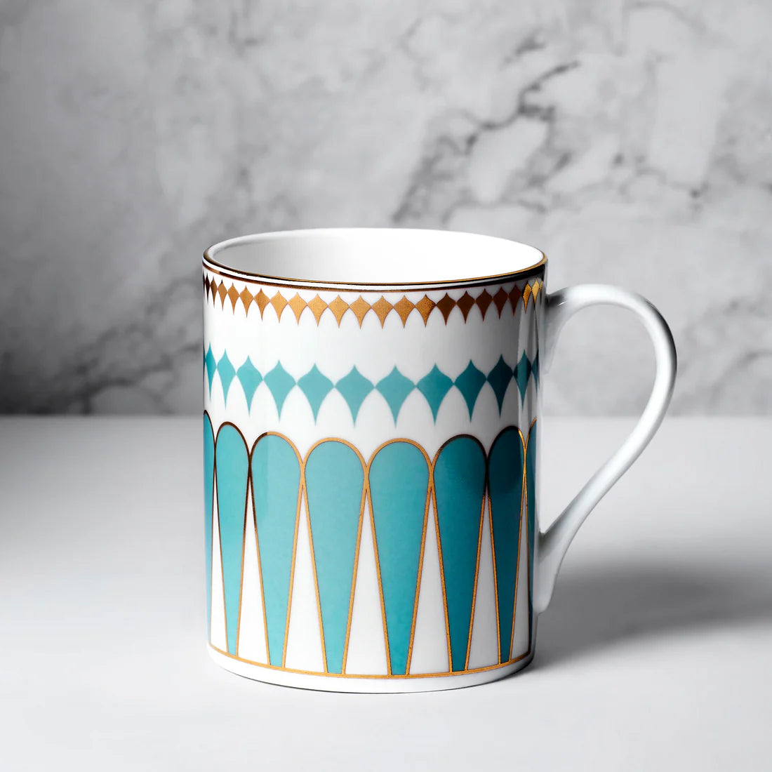 Regal Romance Swing Blue Milk Mug Set of 2