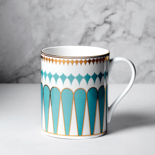 Regal Romance Swing Blue Milk Mug Set of 2