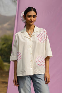 Sweetheart Patch Cotton Shirt