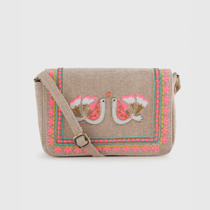 CARINA BEIGE SLING BAG