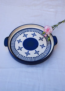 Badal - Blue Pottery Serving Platter