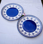 Load image into Gallery viewer, Badal - Blue Pottery plate
