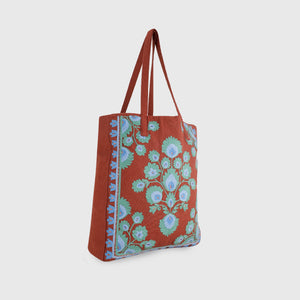 RANIA RUST TOTE BAG