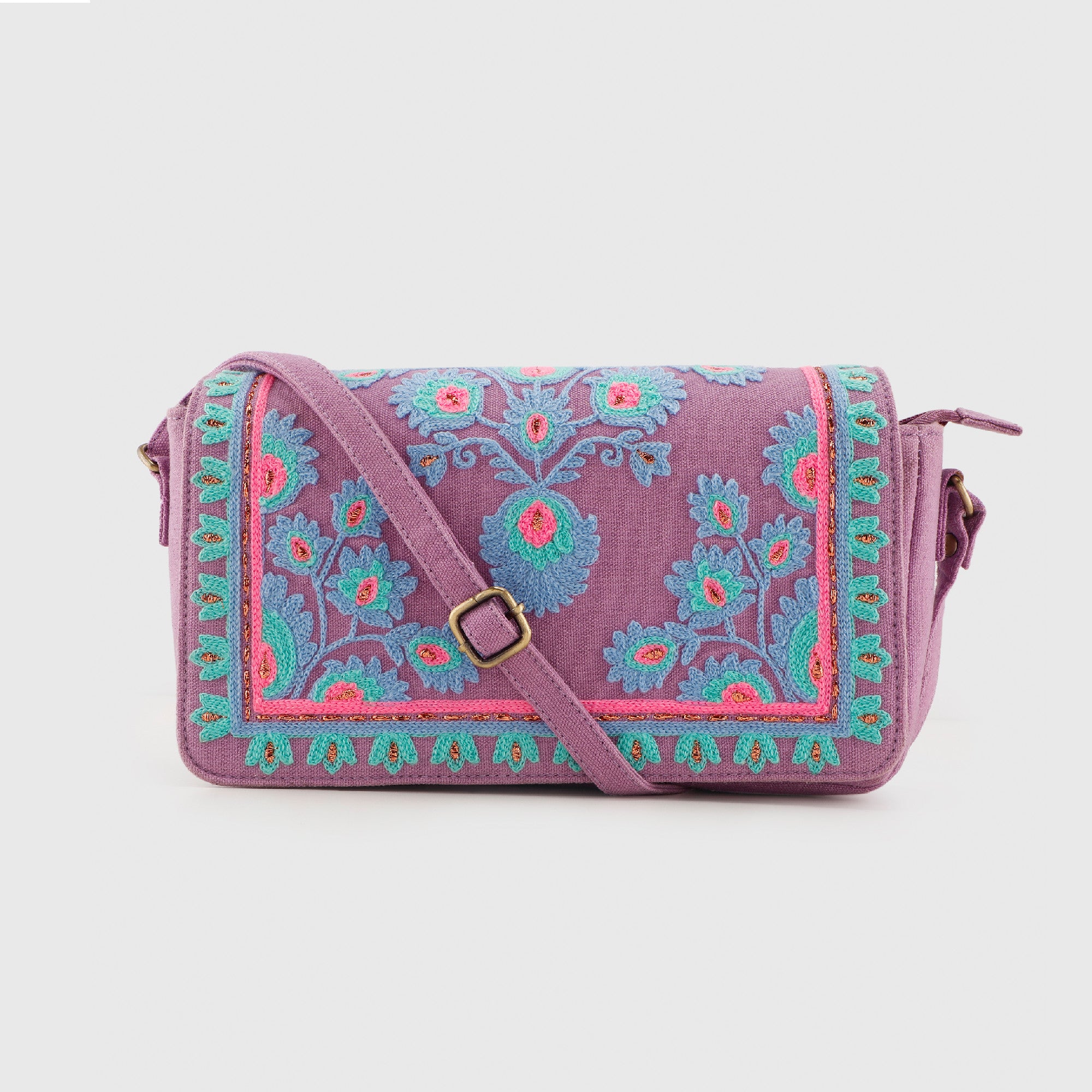 YASMINE PURPLE SLING BAG