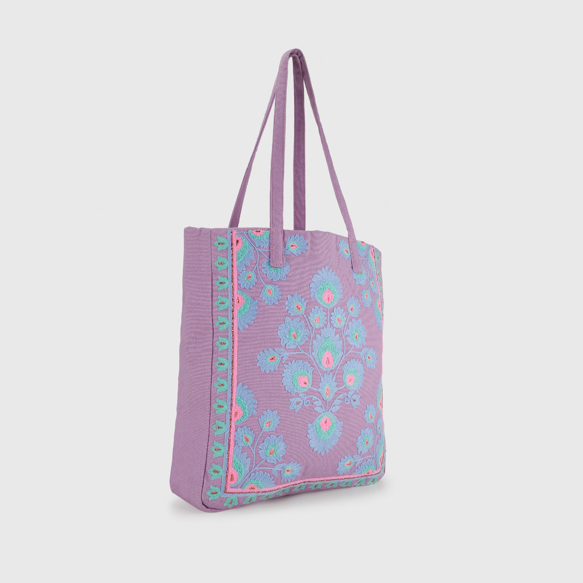 RANIA PURPLE TOTE BAG