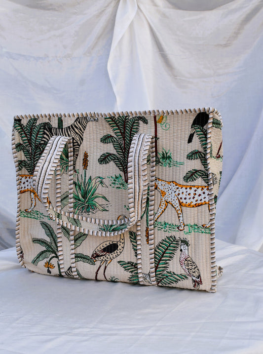 White Cat Tote Bag