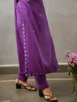 Load image into Gallery viewer, Chitra High Slit Kurta Pant Set with Dupatta
