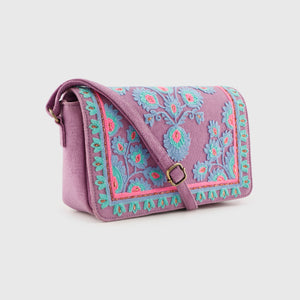 YASMINE PURPLE SLING BAG