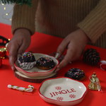 Load image into Gallery viewer, Christmas Handmade Dessert Plate
