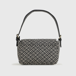 CHAVVI BLACK BAGUETTE BAG