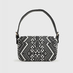 Load image into Gallery viewer, CHAVVI AZTEC BLACK BAGUETTE BAG
