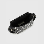 Load image into Gallery viewer, CHAVVI AZTEC BLACK BAGUETTE BAG
