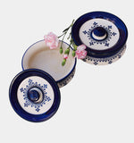 Load image into Gallery viewer, Badal - Blue Pottery Serving Handi
