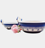 Load image into Gallery viewer, Badal - Blue Pottery Serving Kadai
