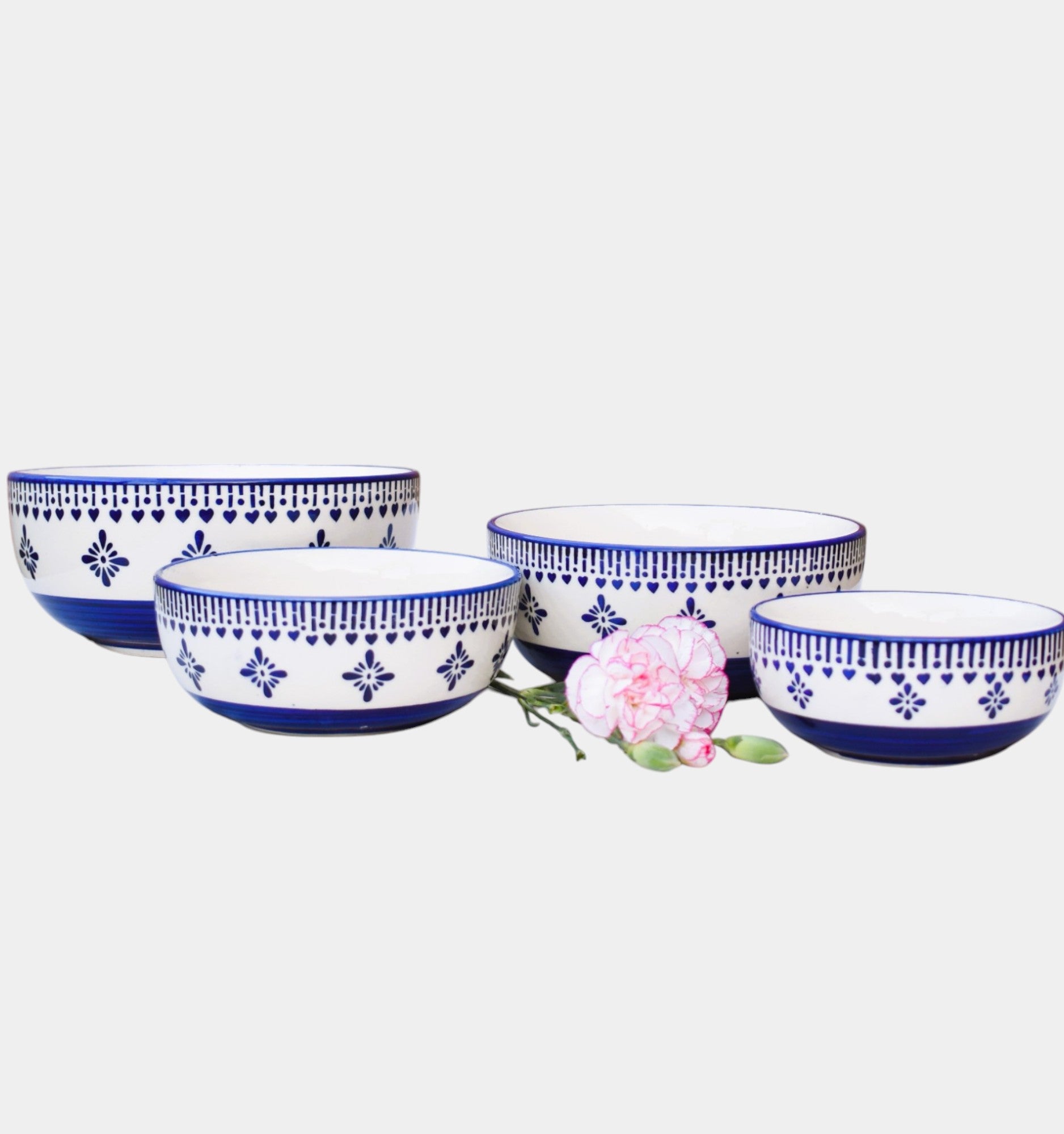 Badal - Blue Pottery Serving Bowls