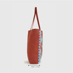 Load image into Gallery viewer, RANIA RUST TOTE BAG
