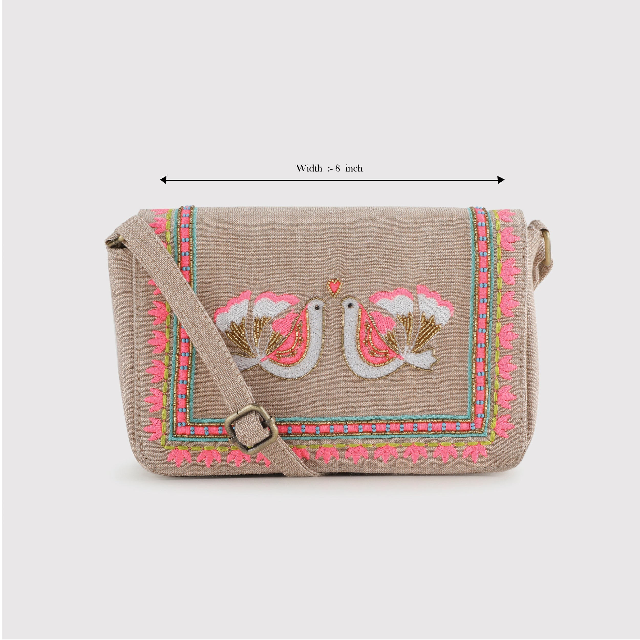 CARINA BEIGE SLING BAG