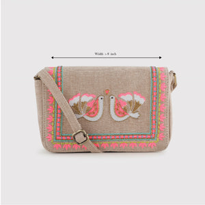 CARINA BEIGE SLING BAG