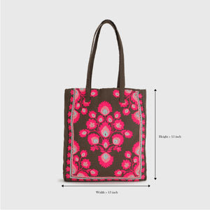 RANIA OLIVE TOTE BAG